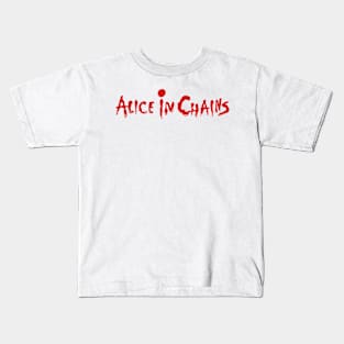 Red blod Alice in chains Kids T-Shirt